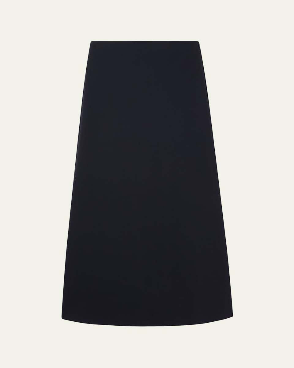 Minimal High Waist Scuba Skirt